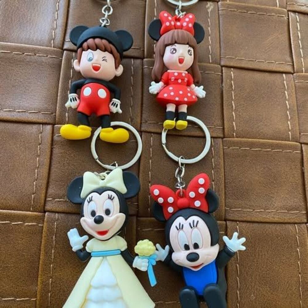 Disney Key Chains Mickey, Minnie & More Y2K Fashion and Fun Key Chains Brand New